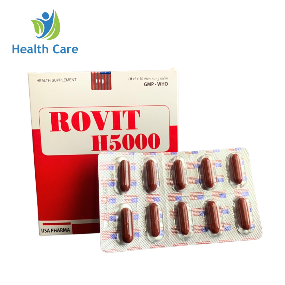 Rovit H5000 vitamin B tổng hợp tăng cường sức khỏe, sức đề kháng - 100 viên (Rovit H5000)