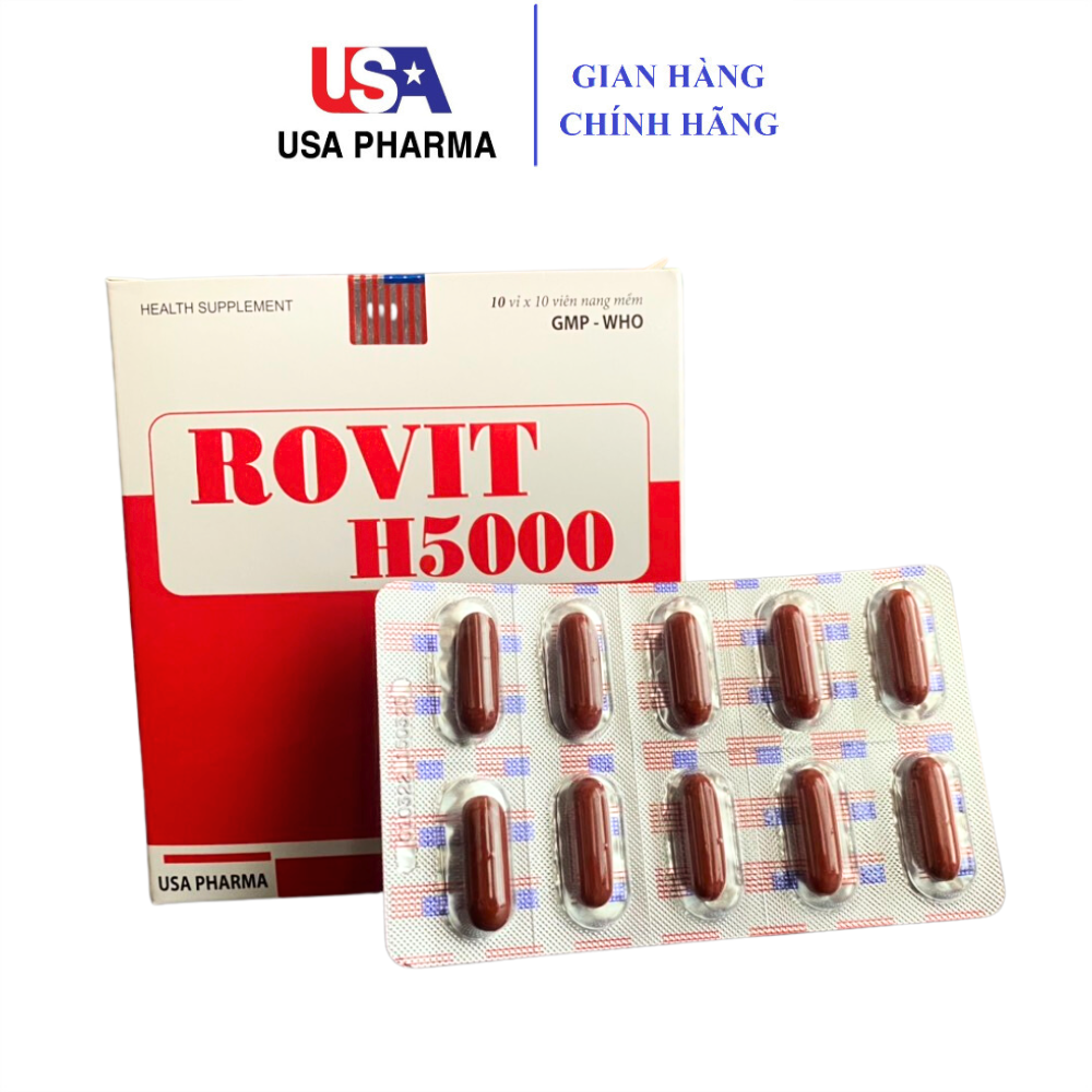 Rovit H5000 vitamin B tổng hợp tăng cường sức khỏe, sức đề kháng - 100 viên (Rovit H5000)