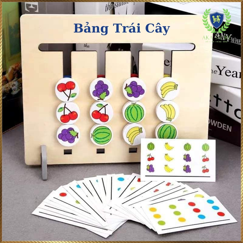 Đồ chơi gỗ thông minh phát triển trí tuệ cho bé  Bộ xếp trật tự Montessori phát triển tư duy