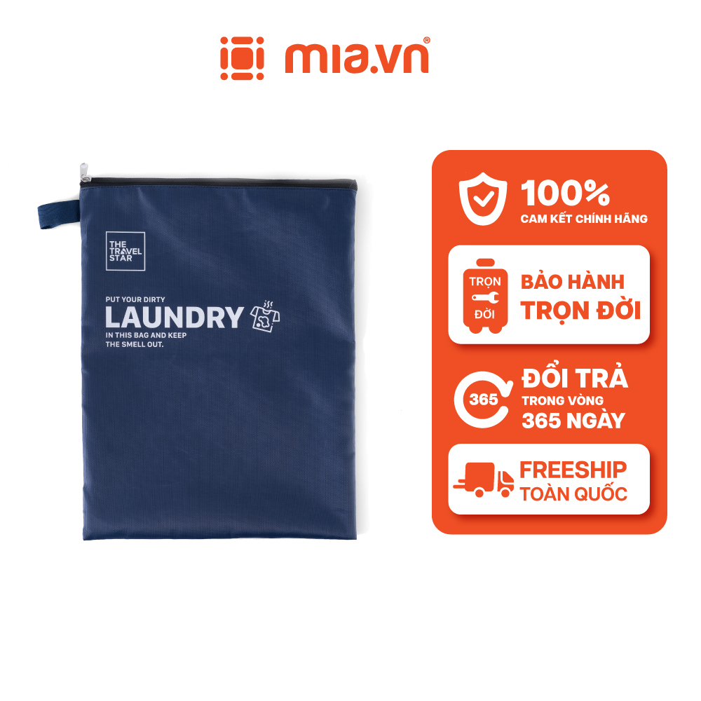 Túi phụ kiện du lịch MIA The Travel Star Laundry bag 1 ngăn màu xanh