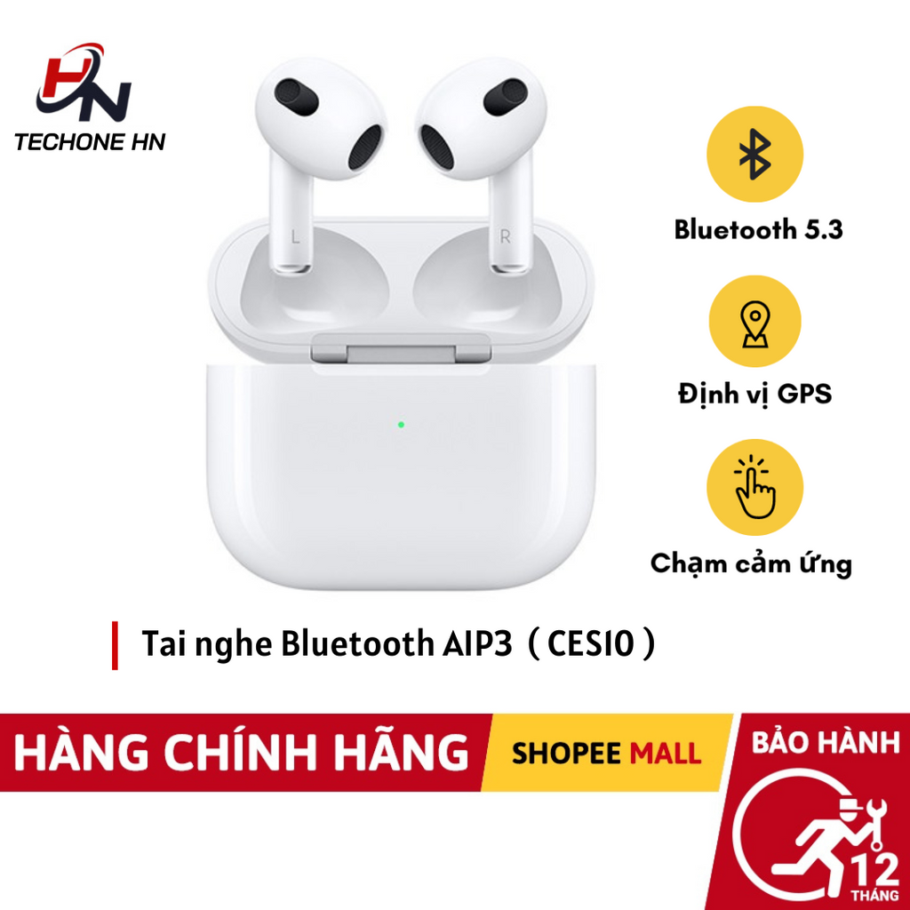 Tai nghe bluetooth Inpods Pro Không Dây Tự Động Kết Nối Chạm Cảm Thông Minh - TECHHIGH