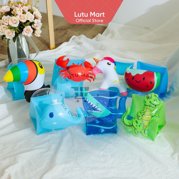 Set 2 Phao Bơi Tay Cho Bé Nhiều Hình, Dễ Sử Dụng - Lutu Mart