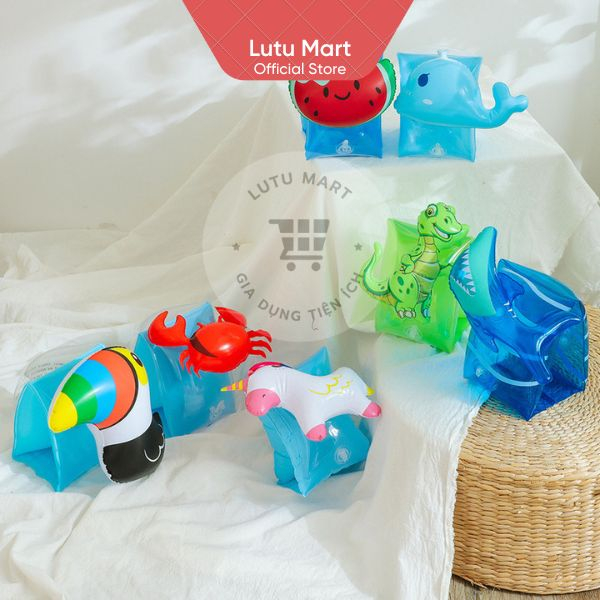 Set 2 Phao Bơi Tay Cho Bé Nhiều Hình, Dễ Sử Dụng - Lutu Mart