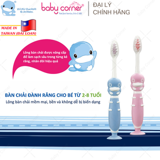 Bàn Chải Đánh Răng Kuku Duckbill Cho Bé 2 - 8 Tuổi