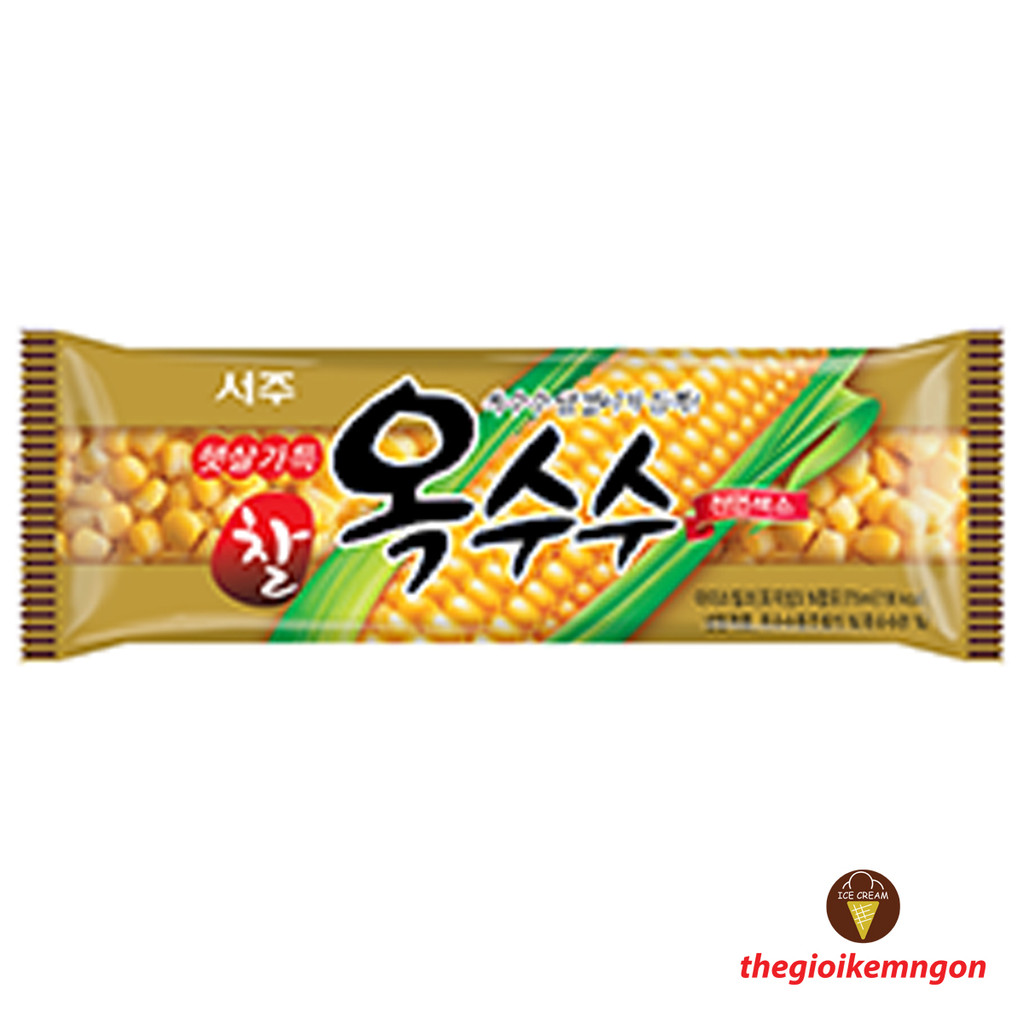 Kem bắp Waxy Corn Bar Seoju Hàn Quốc (75ML)