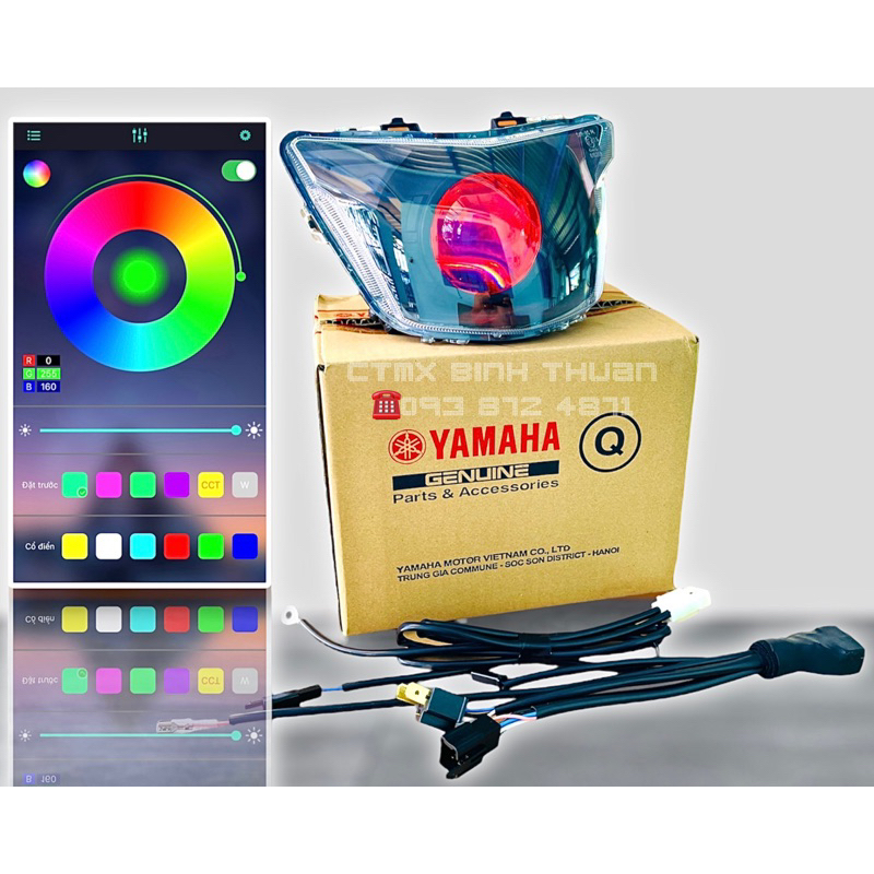 Bi Led M10 Light lên choá Exciter 150 2015 - 2018