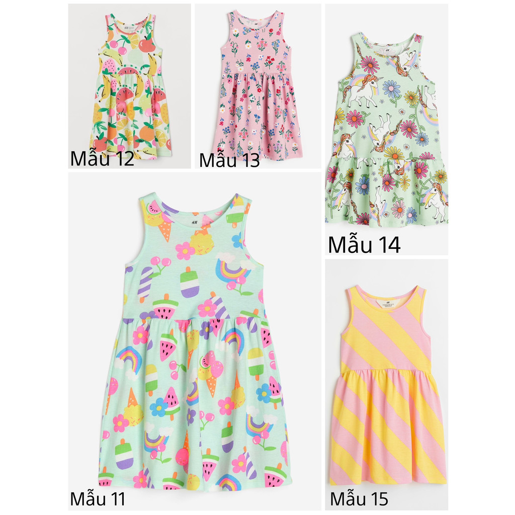 (Linh 2) Hàng auth Váy hoa quả chính hãng UK mẫu mới Size 4-6Y đến 8-10Y