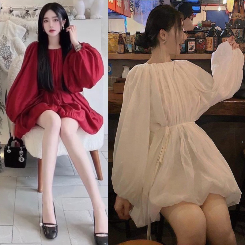 ĐẦM BABYDOLL CỘT EO