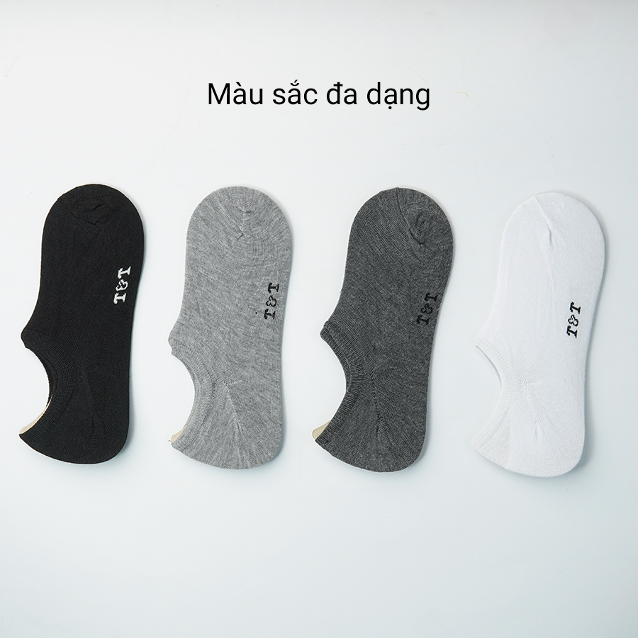 đôi Tất vớ nam phổ thông lười trơn V-SOCKS giá rẻ họa tiết icon chất liệu cotton dày dặn thấm hút ôm chân