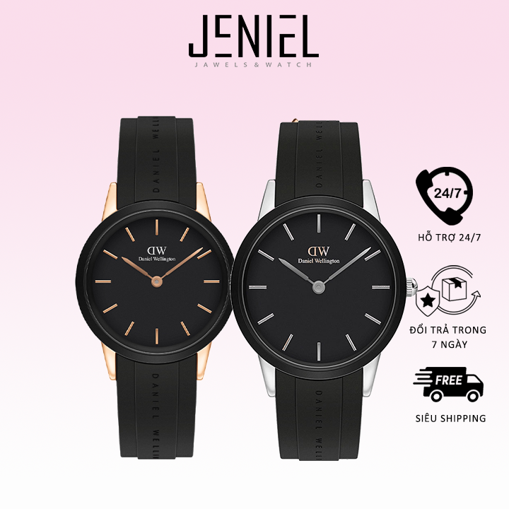 Đồng hồ Nam Daniel Wellington dây silicone Iconic Motion 32mm - 40mm DW00100436