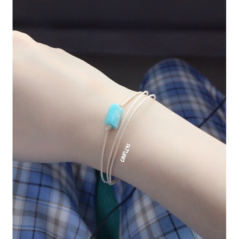 Vòng tay đá đen xám, xanh, hồng