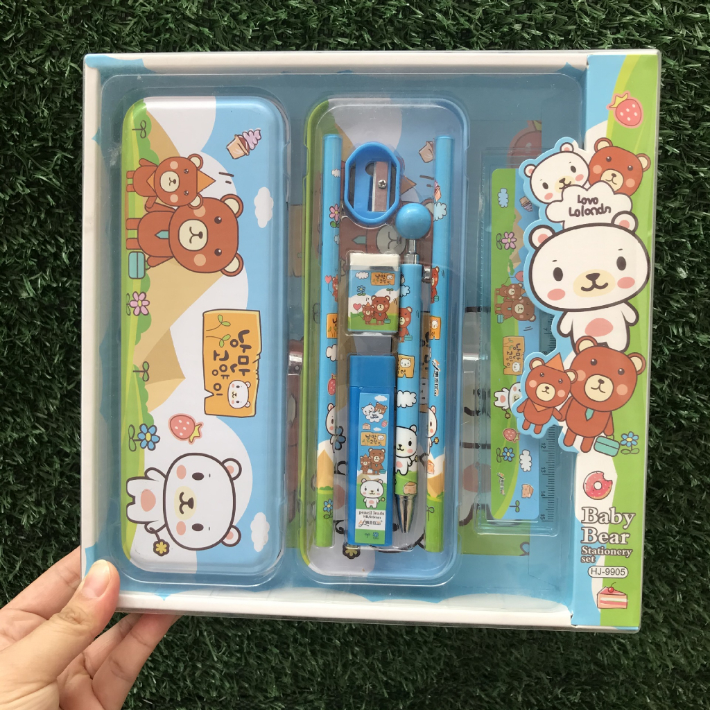 Set Hộp Bút Làm Quà Tặng Cho Bé Cực Xinh Cho Bé Hot 2023