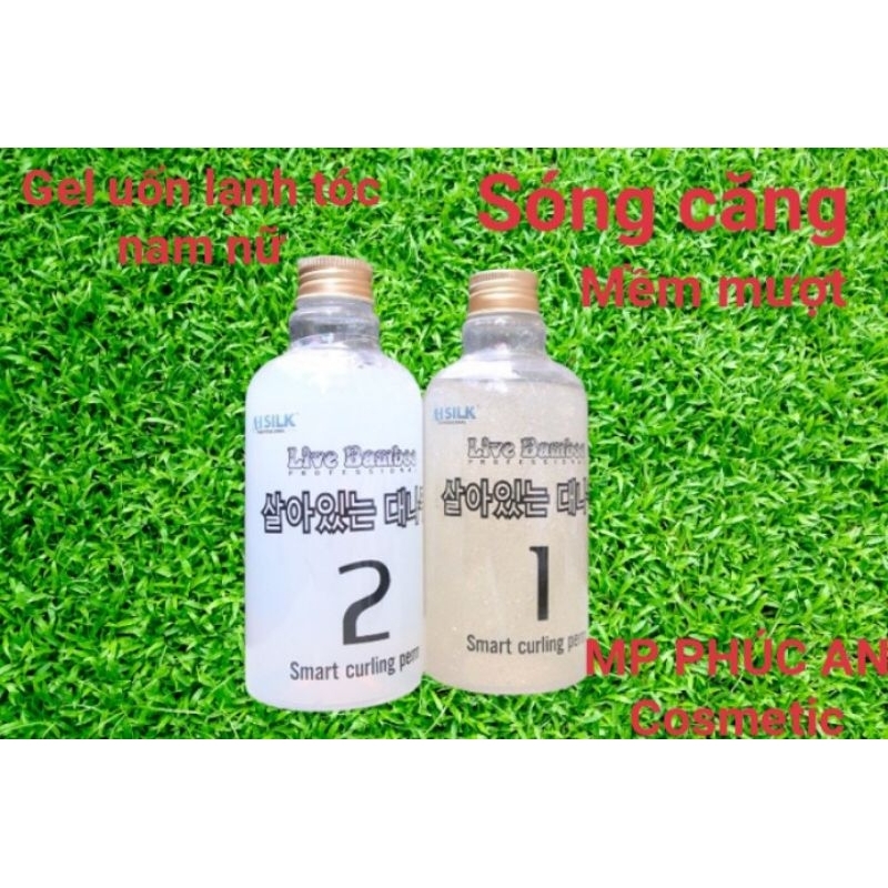 Uốn lạnh Gel Ahsilk 250mlx2 hương thơm sóng căng mềm mượt