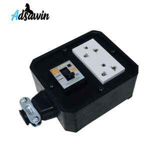 Ổ cắm công suất cao tr made in thailand bọc cao su nguyên khối,cb tự ngắt,4500w,không kèm dây.
