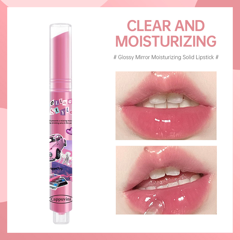 💄Son Môi Gegebear Trái Tim Dưỡng Ẩm Chống Nước Không Phai Màu Sắc Quyến Rũ