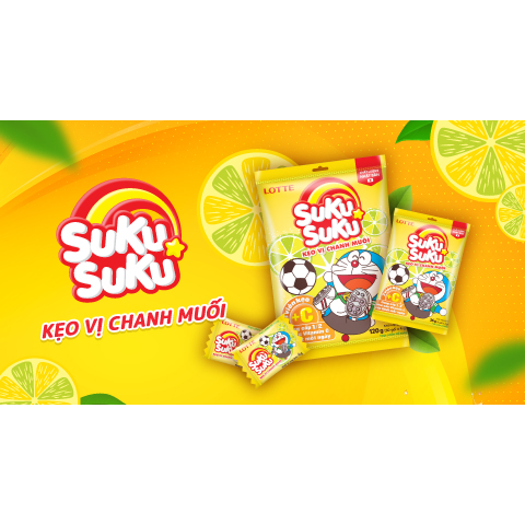 Kẹo Suku Suku Hương Chanh Muối/Trái Cây 120G
