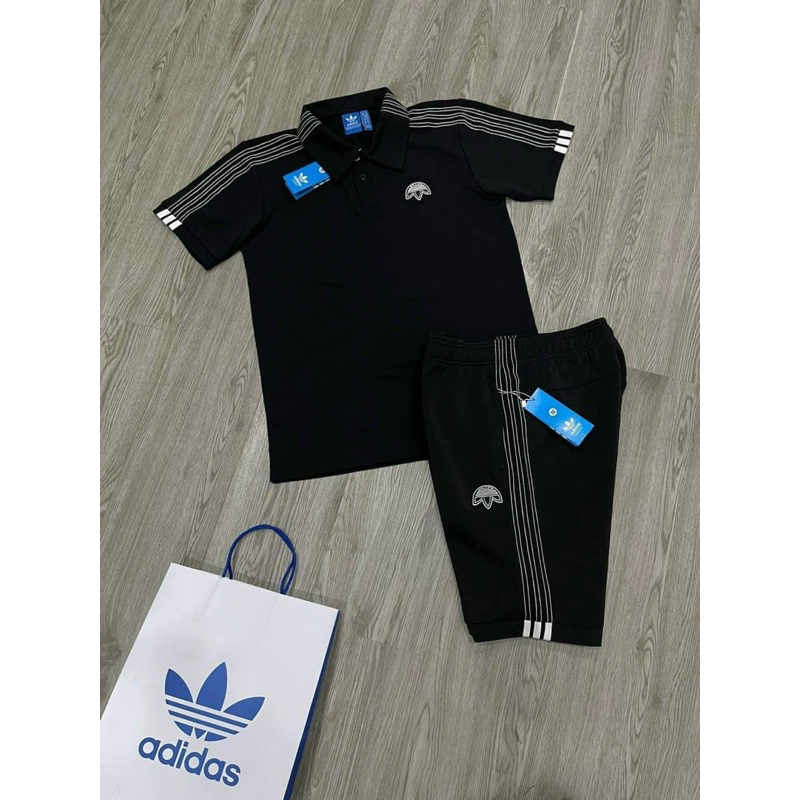 bộ thể thao cổ bẻ add trần trái phong cách trẻ trung 2023