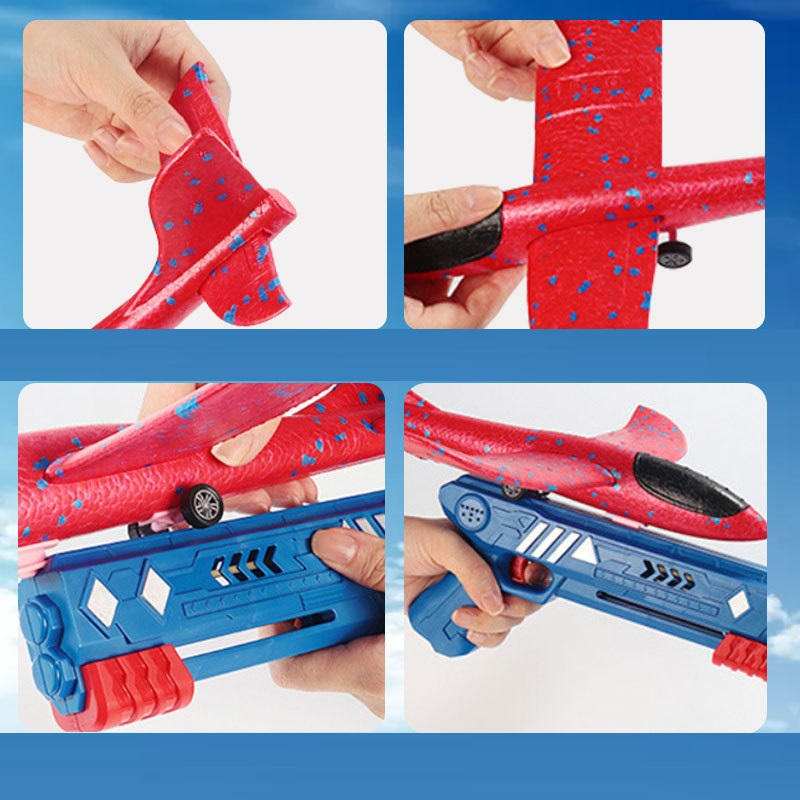 Súng Bắn Máy Bay Đồ Chơi Dành Cho Trẻ Em Loại Có Đèn