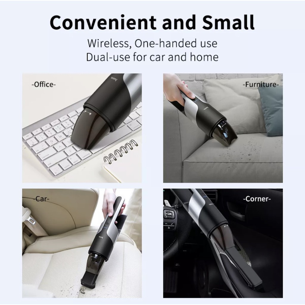 Máy hút bụi cầm tay mini xe hơi PH16 Hoco Chính Hãng