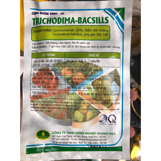 1 gói Nấm đối kháng Trichoderma - Bacillus 100g Ủ phân chuồng, rác thải hữu cơ