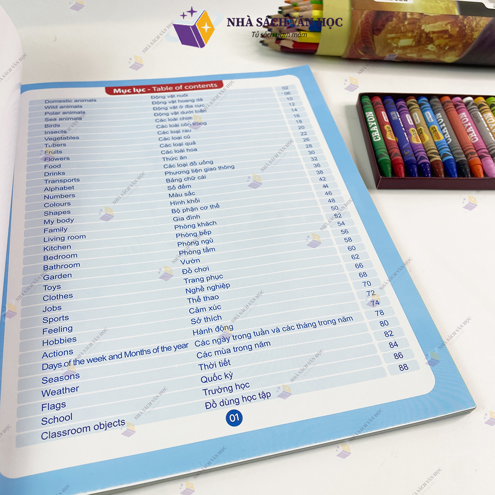 Sách - Bé Học Tiếng Anh Qua Hình Ảnh - 1000+ Từ Vựng Tiếng Anh Đầu Tiên Cho Bé - Quét Mã QR Nghe Đọc