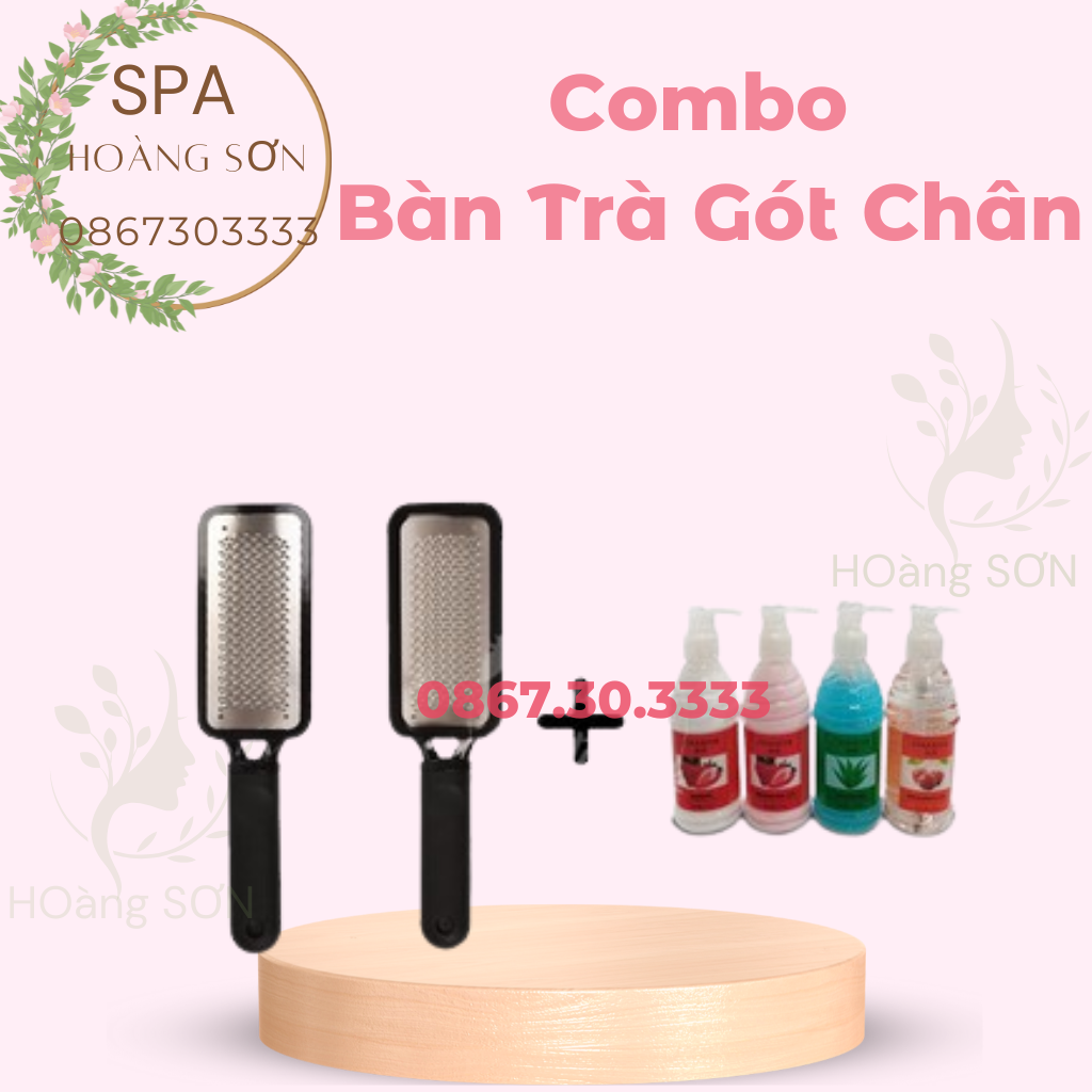 Bàn Trà Gót Chân & Kem Dưỡng Ẩm Vô Cùng Tiện Lợi