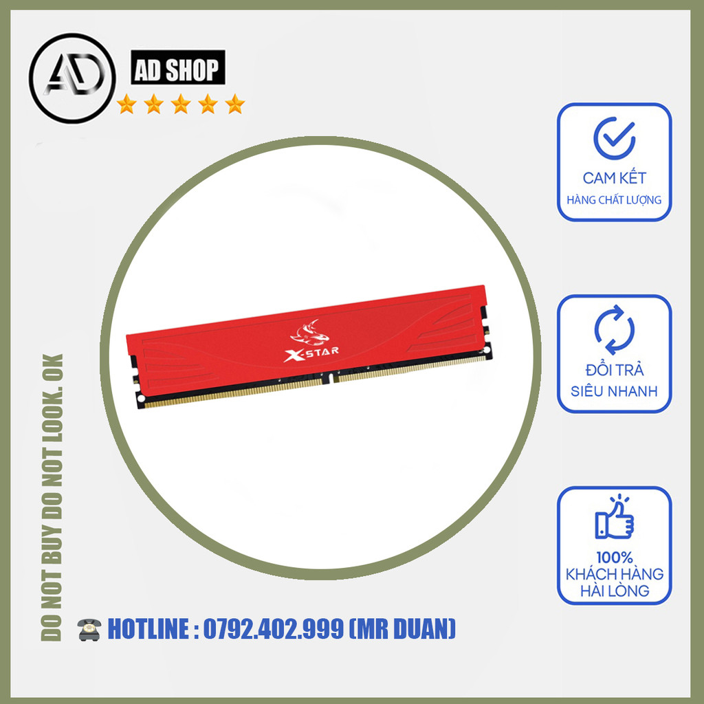 Ram PC DDR4 8GB BUS 1600/2666 XSTAR chính hãng bảo hành 3 năm