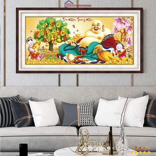 Tranh đính đá phật di lạc 1m x 50cm