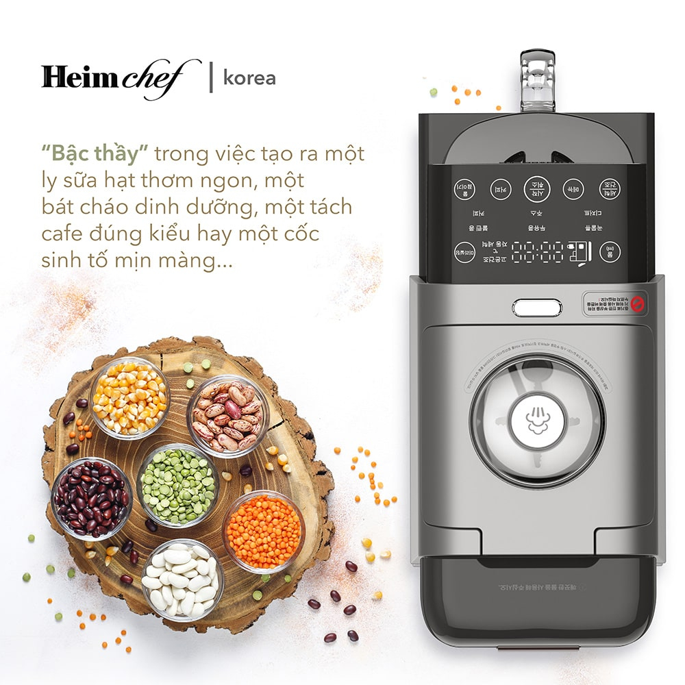 Máy làm sữa hạt HEIMCHEF PLUS PRO 689 - Hàng chính hãng - Bảo hành 24 tháng