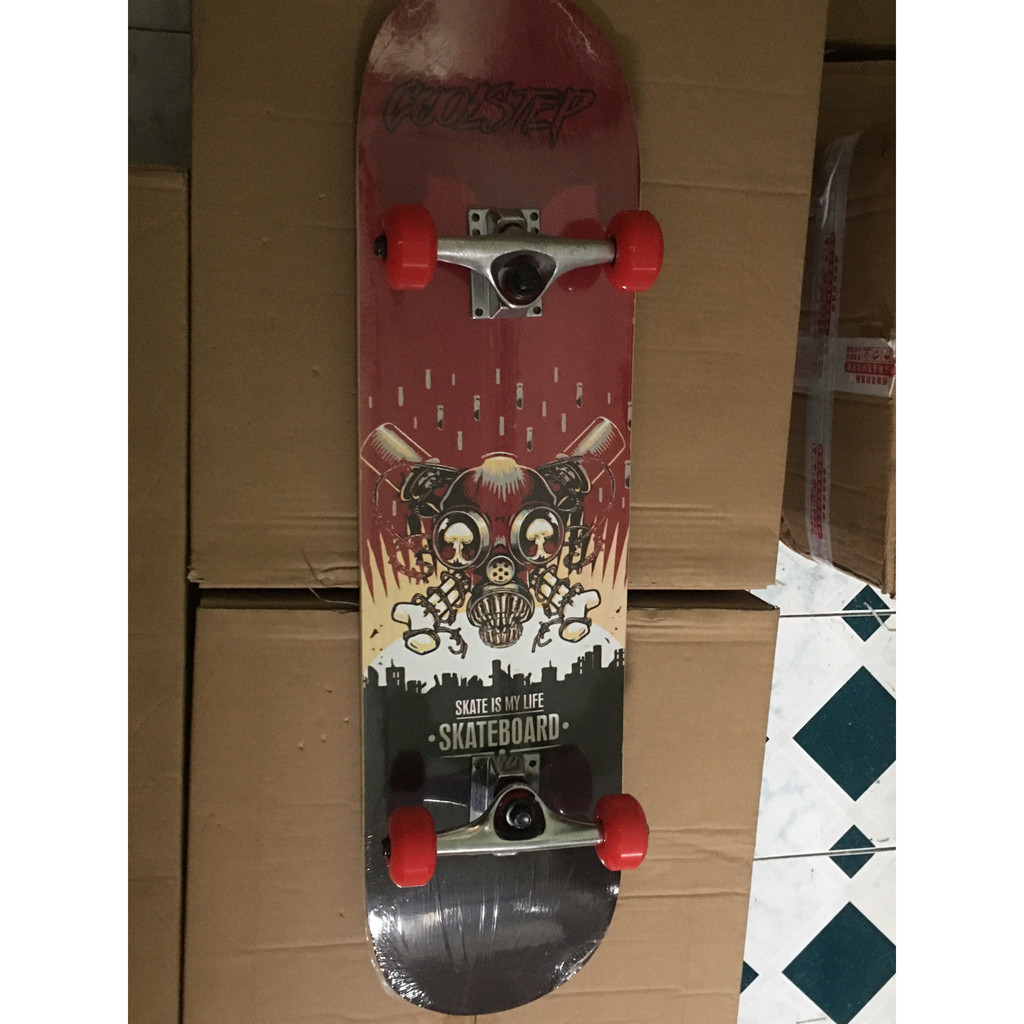 Ván trượt Skateboard chịu lực lên đến 100kg MẶT NHÁM ĐEN ĐẲNG CẤP