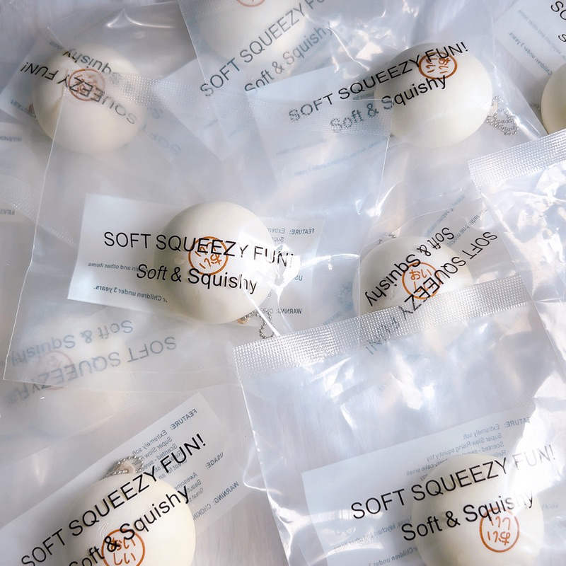 Squishy bánh bao mini chính hãng nhật