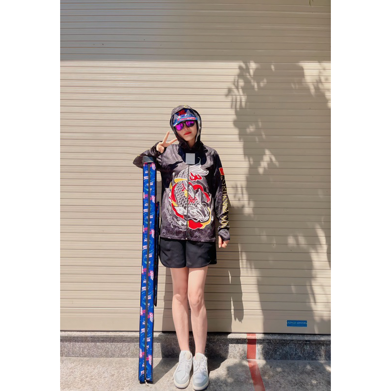 Áo chống nắng Jinosen hình Cá Chép đỏ