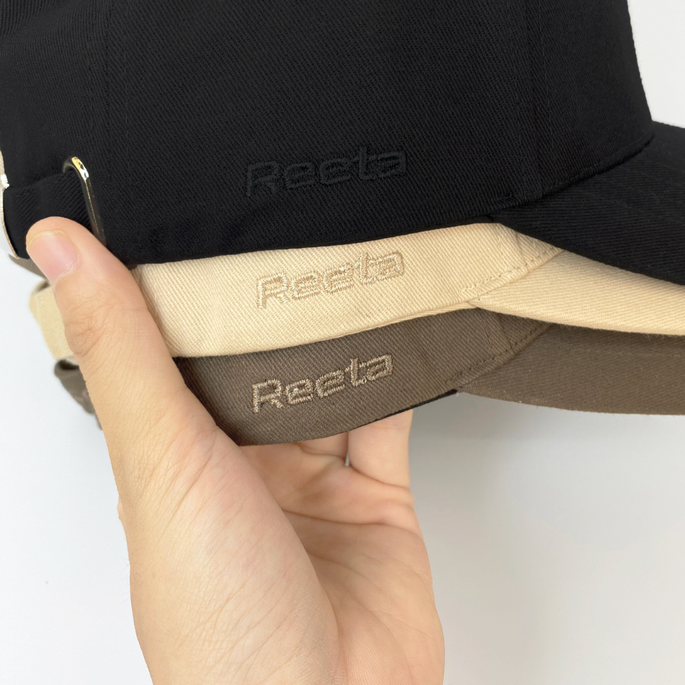 Nón Mũ Lưỡi Trai Kaki Reeta Premium Essentials Thêu LOGO Bên Hông, Màu Sắc Đơn Giản Trẻ Trung - N35