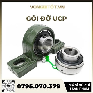 Gối đỡ vòng bi ucp206, ucp207, ucp208 - bạc gối trục vitme