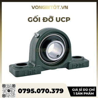 Gối đỡ vòng bi ucp201, ucp02, ucp203, ucp204, ucp205 - bạc gối trục vitme