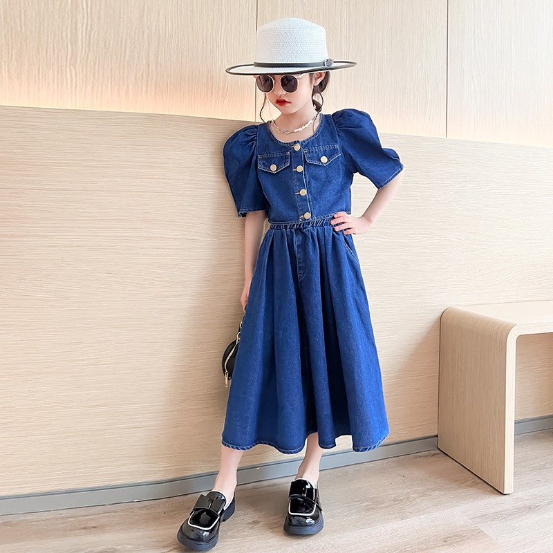 Bộ Set Jean Sang Chảnh và Dễ Thương Dành Cho Bé Gái từ 15 - 45kg - LittleKids.T