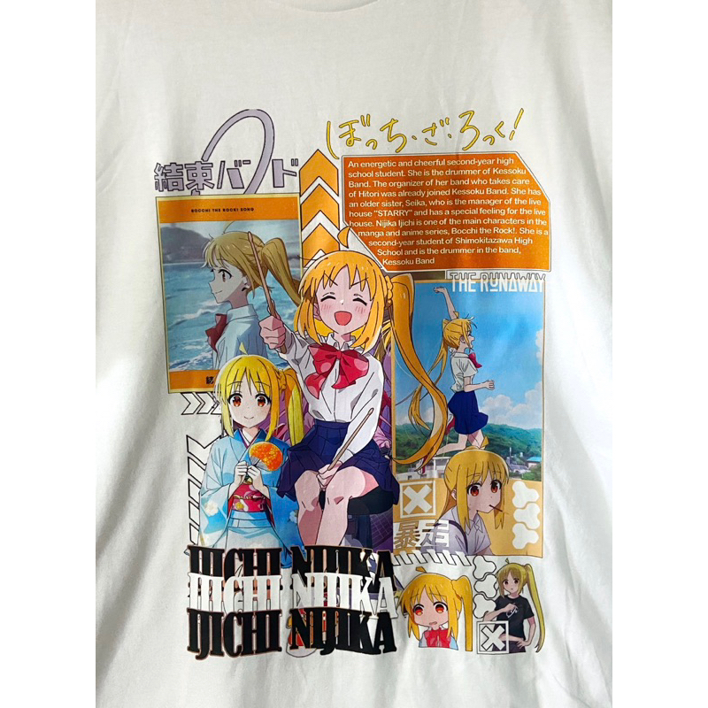 Áo phông Bocchi The Rock: Ichiji Nijika Maximum Cotton 100% Nam / Nữ by The Runaway