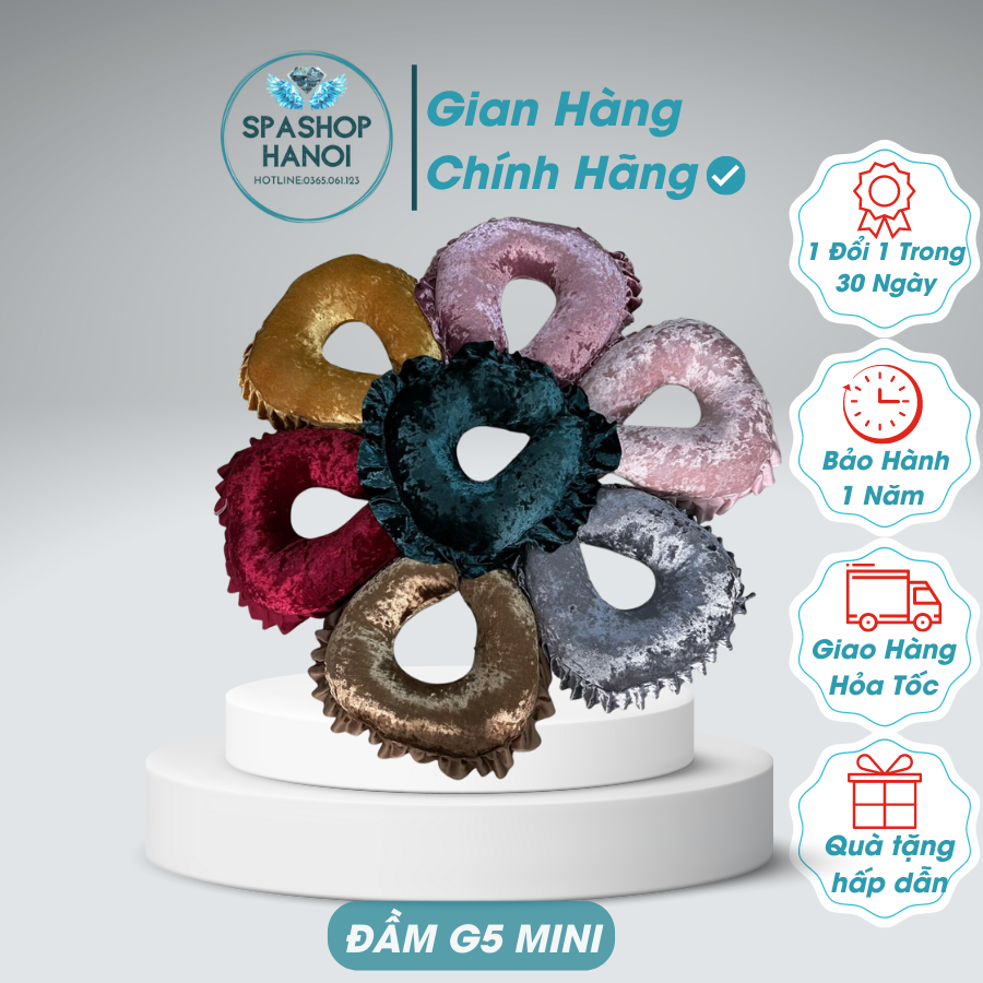 Gối SPA TMV bông mềm úp mặt - Cao Cấp - Dùng Trong SPA Thẩm Mỹ Viện