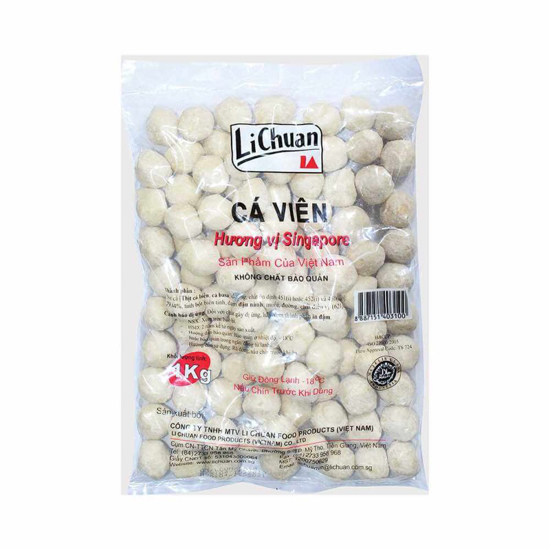 Cá Viên Lichuan 1kg (Ship Đà Nẵng)
