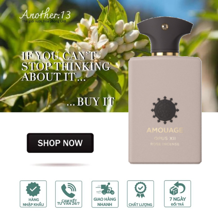 ⁂︎ 10ml┊Nước hoa Amouage - OPUS XII ROSE INCENSE / EDP