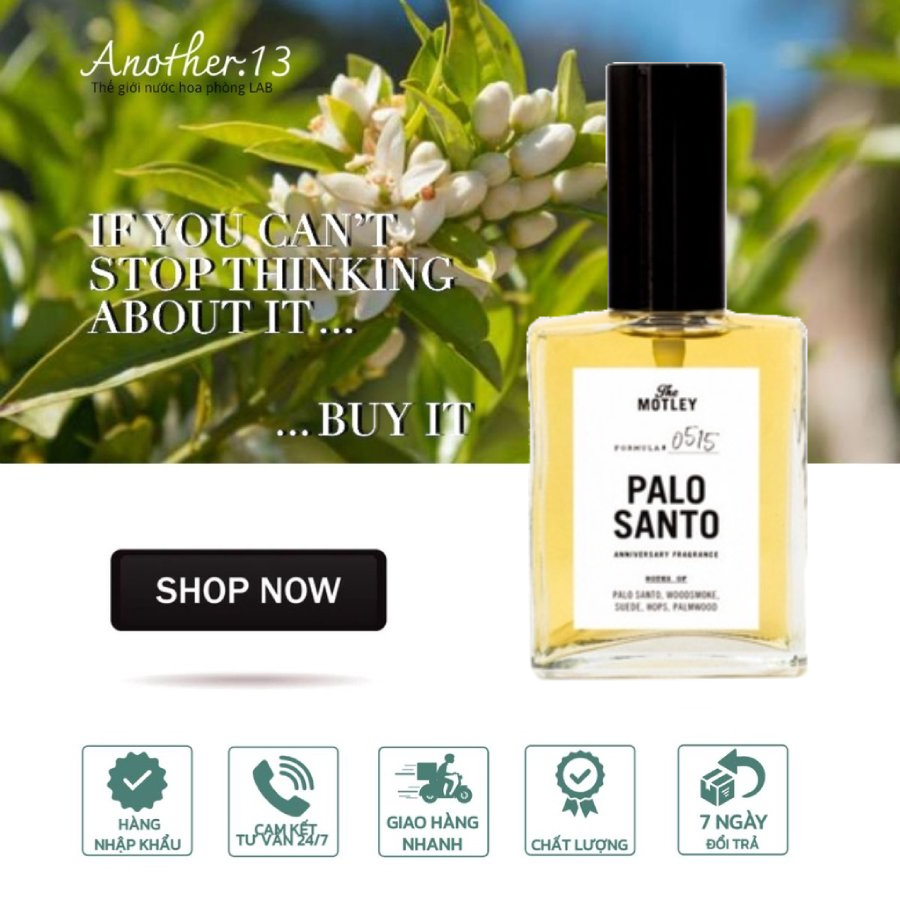 ⁂︎ 10ml┊Nước hoa nam Palo Santo của hãng sản xuất THE MOTLEY / EDP
