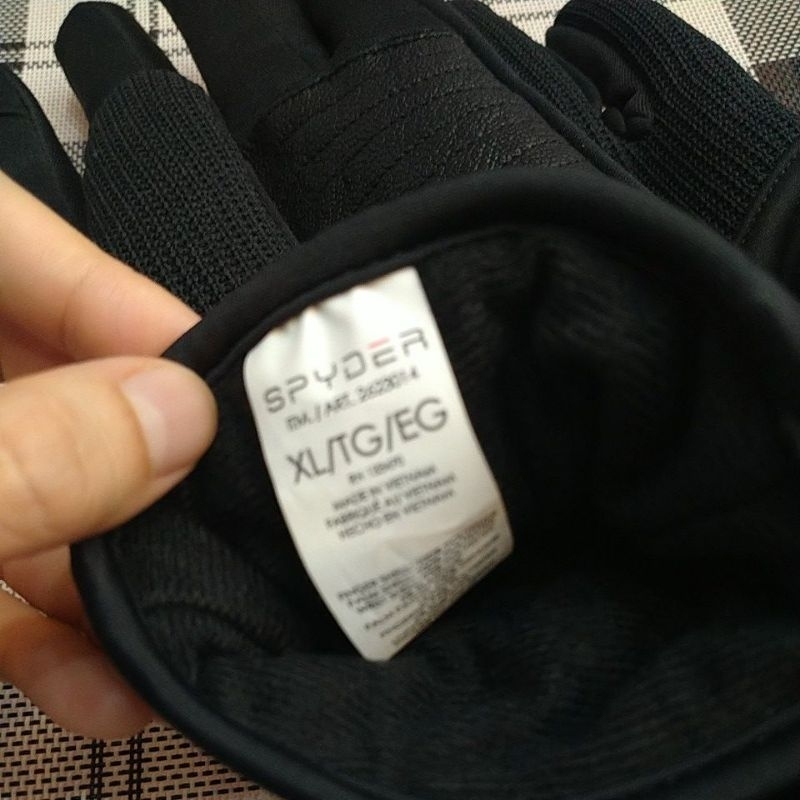 Găng tay Spyder size L-XL