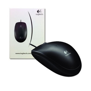 Chuột có dây Logitech B100 - Hàng Chính hãng