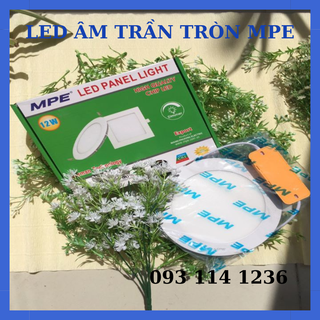 Đèn panel âm trần mpe 6w-9w-12w chính hãng