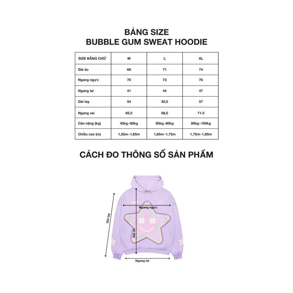 Áo Khoác Nỉ Bad Rabbit BUBLLE GUM HOODIE - Local Brand Chính Hãng