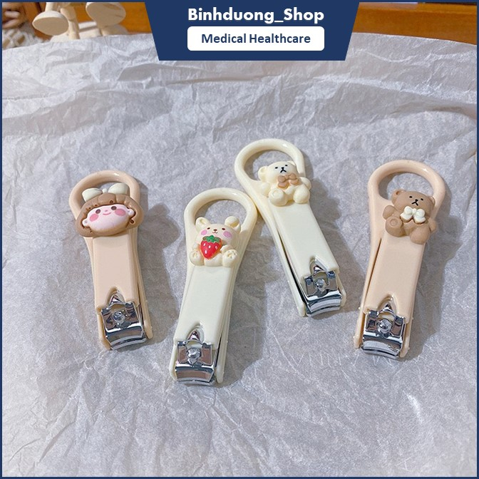 Dụng cụ cắt móng tay hoạt tiết hoạt hình cute dễ thương tiện lợi