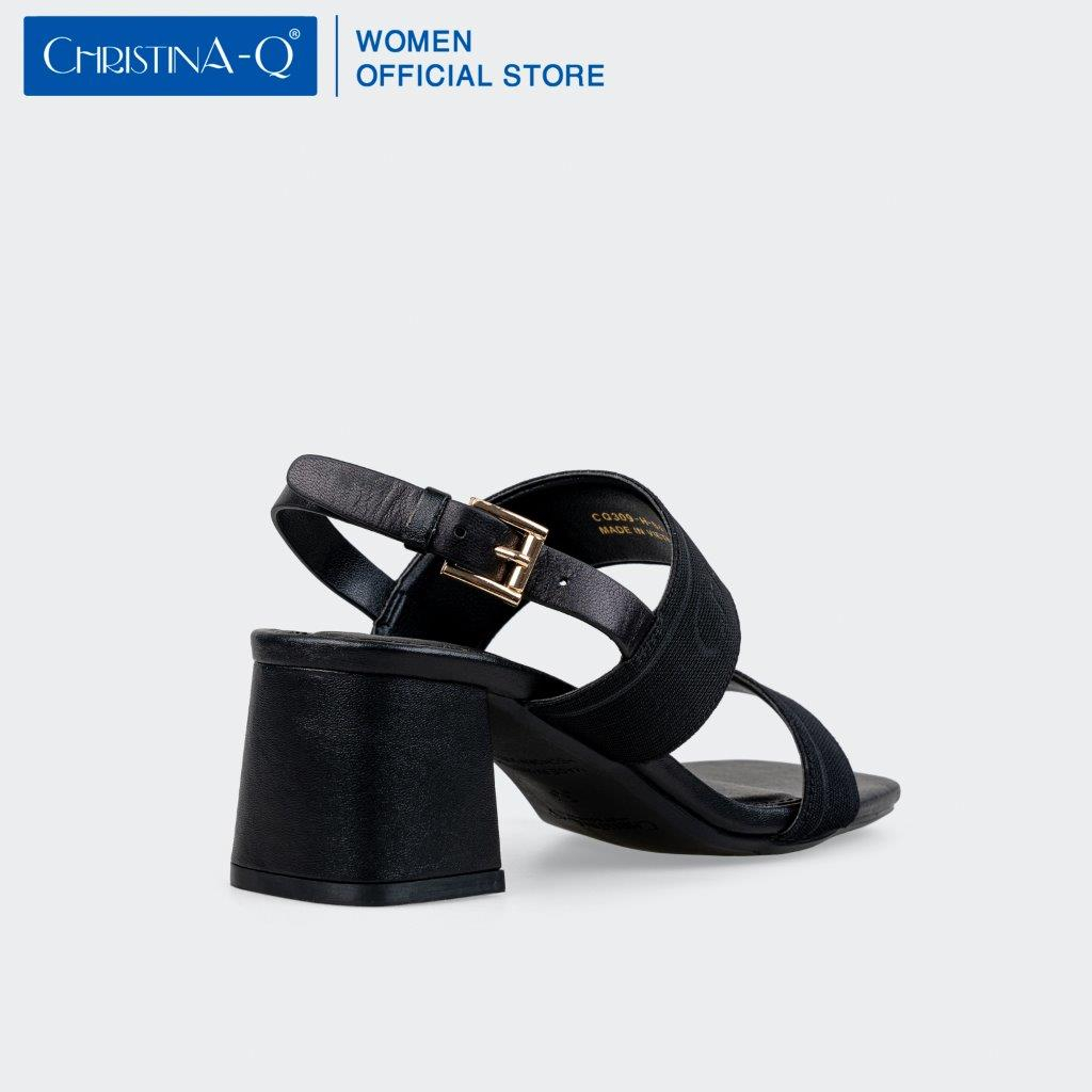 Giày Sandals Nữ Gót Trụ ChristinA-Q XDN309