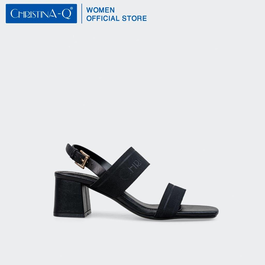 Giày Sandals Nữ Gót Trụ ChristinA-Q XDN309