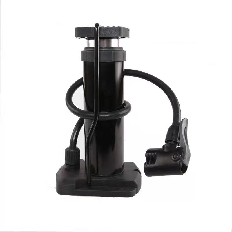 Bơm mini đạp chân 2 xilanh Sois Store nhỏ gọn tiện lợi dành cho xe máy, xe đạp