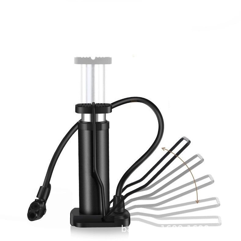 Bơm mini đạp chân 2 xilanh Sois Store nhỏ gọn tiện lợi dành cho xe máy, xe đạp